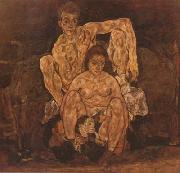 Egon Schiele The Family (mk20) oil painting on canvas